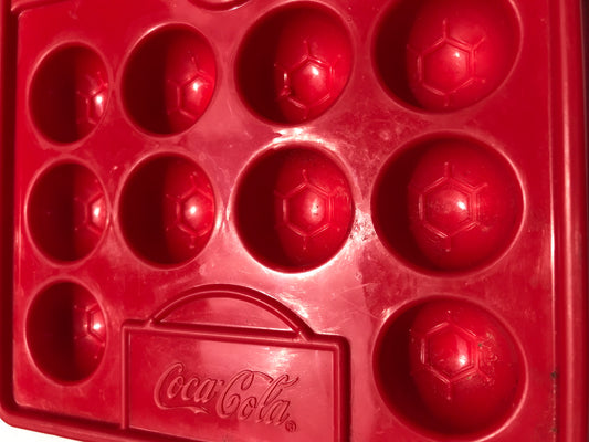 Pre-loved Coca-Cola soccer ball ice tray