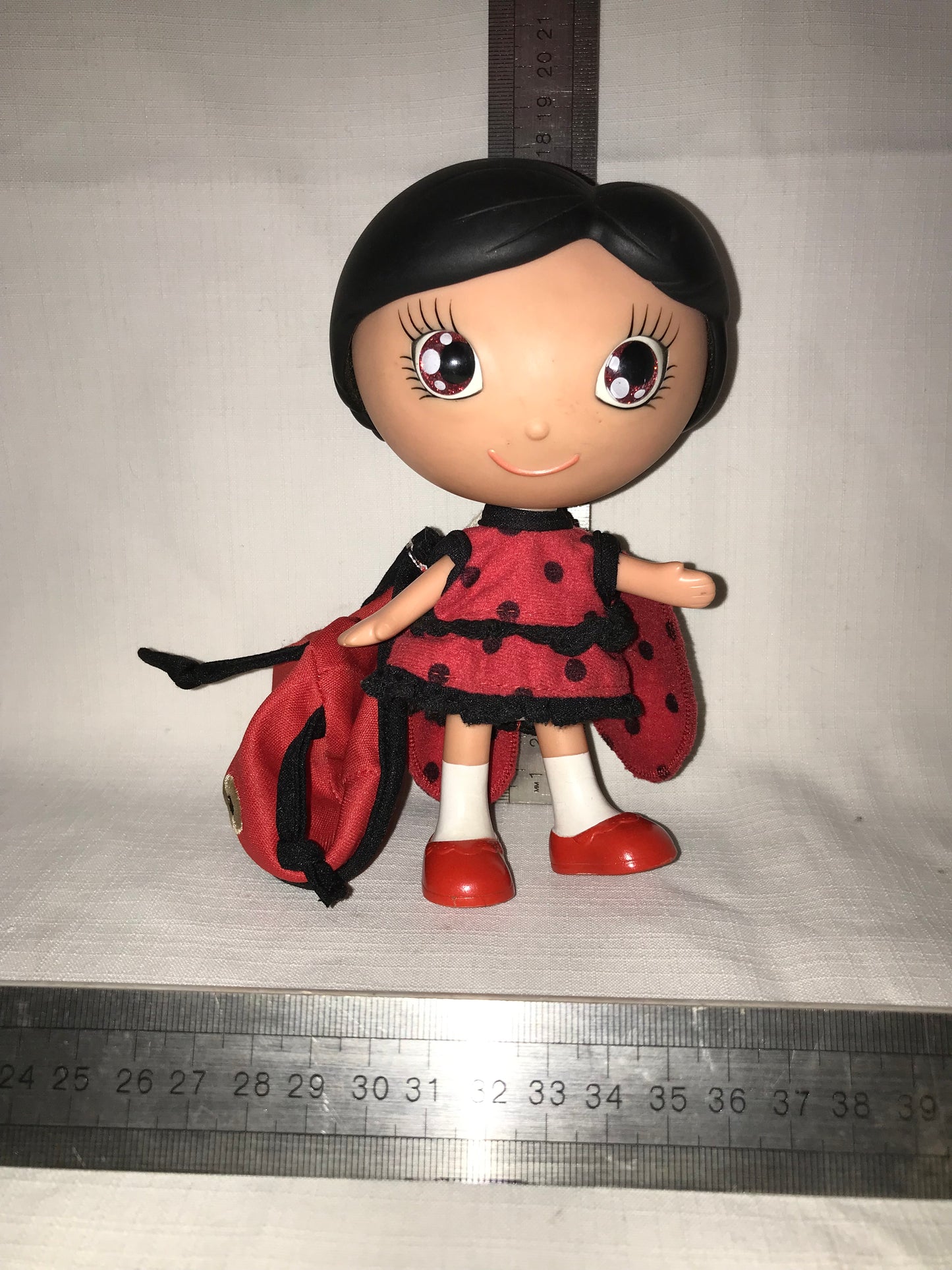 Lalaloopsie Ladybug doll small with black hair