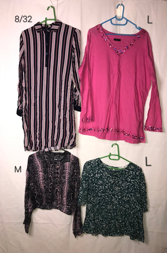 Group of 4 ladies pre-loved tops