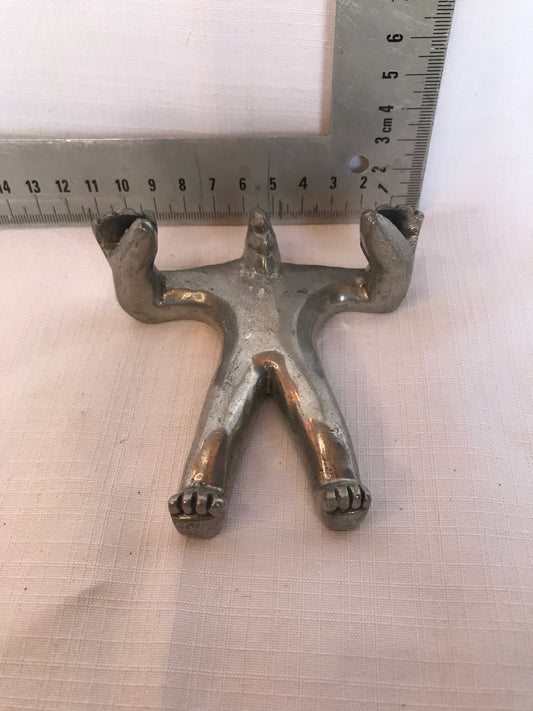 Abstract man knife stand