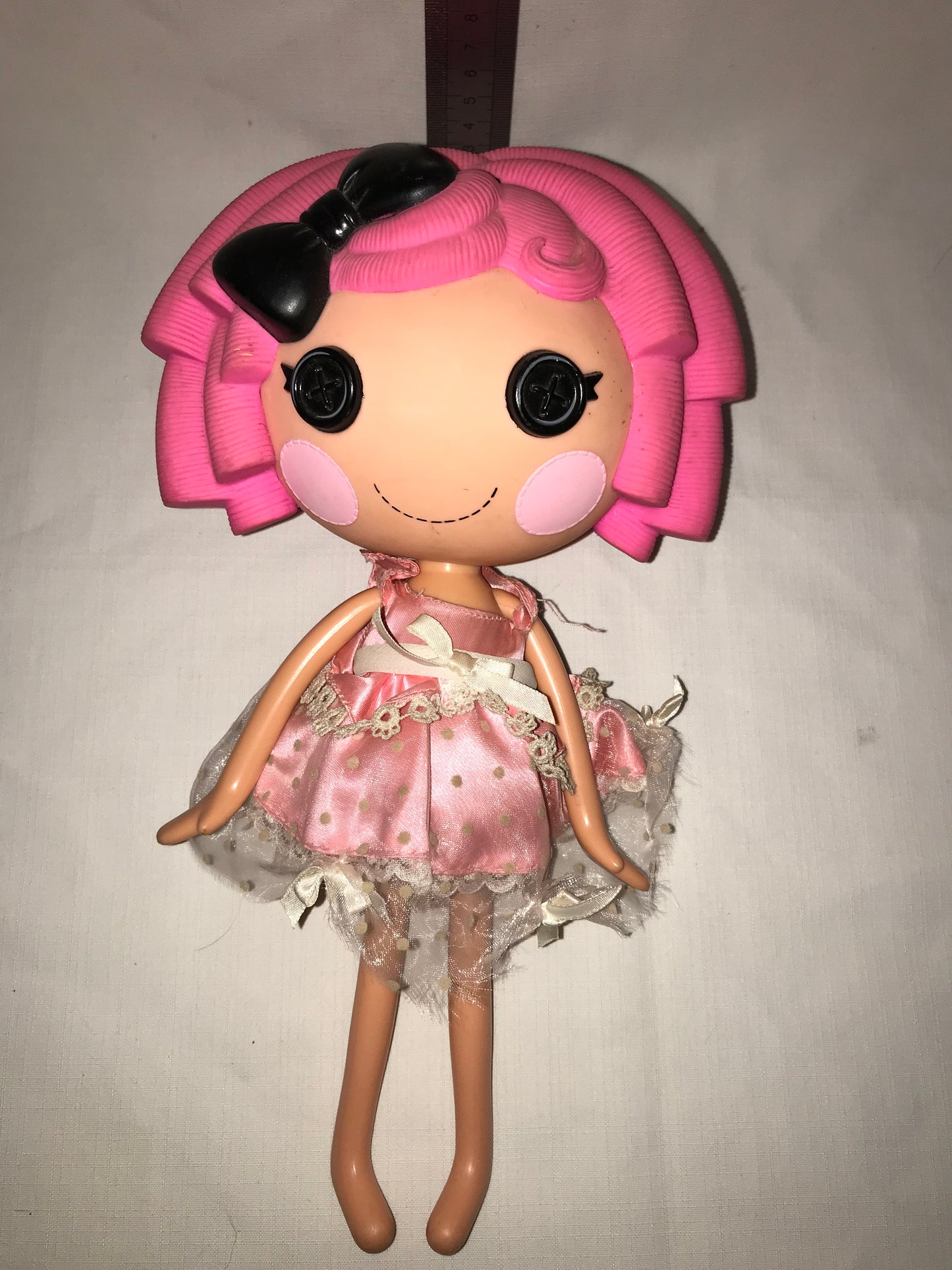 Lalaloopsie doll 36cm with pink hair, pre-loved