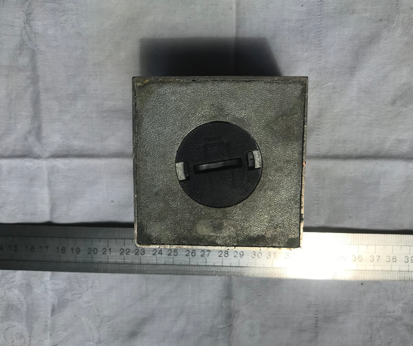 Metal A B C D money box pre-loved